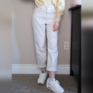 Ariztia Sunday Best White Straight-leg Denim